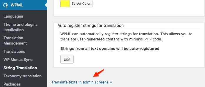 Settings in WPML String Translation to help with Filter Bar. See "Translate texts in admin screens » "